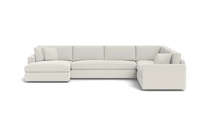 James 4-Piece 5-Seat Corner Chaise Sectional Left
