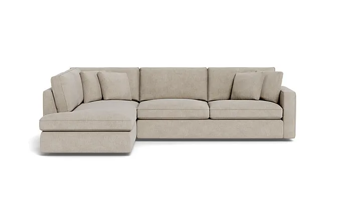 James 3-Seat Left Bumper Sleeper Sectional