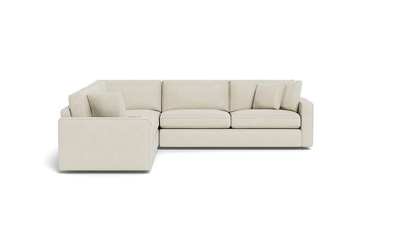 James 3-Piece 4-Seat Corner Right Sleeper Sectional