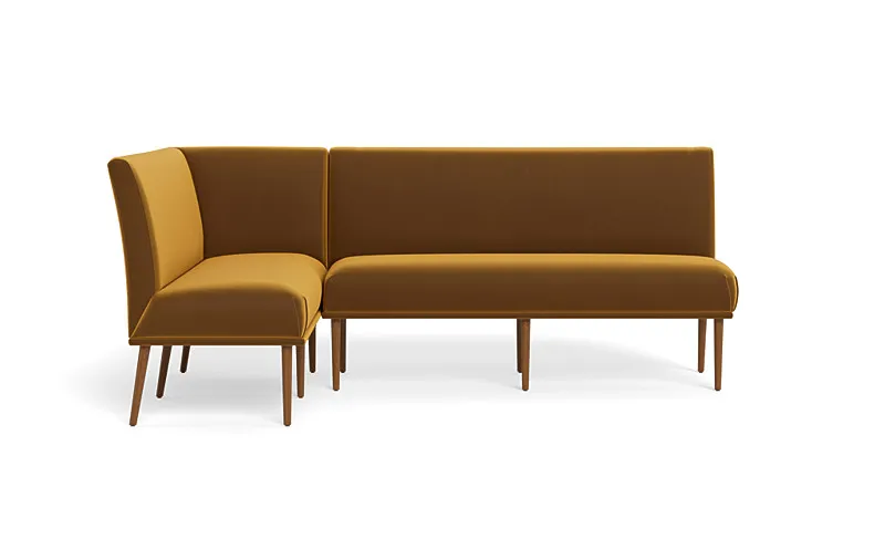 Dorian Upholstered Left Banquette with Tufting Option