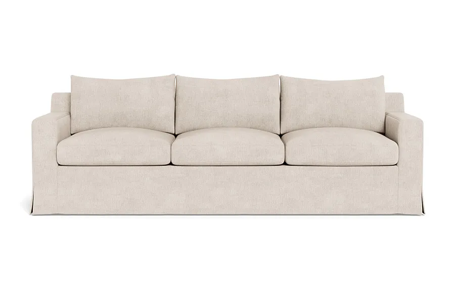 Sloan Slipcovered 3-Seat Sofa, Down alternative fill