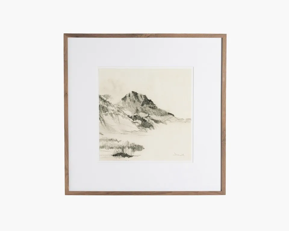 Land Sketch 2 by Dan Hobday Wall Art