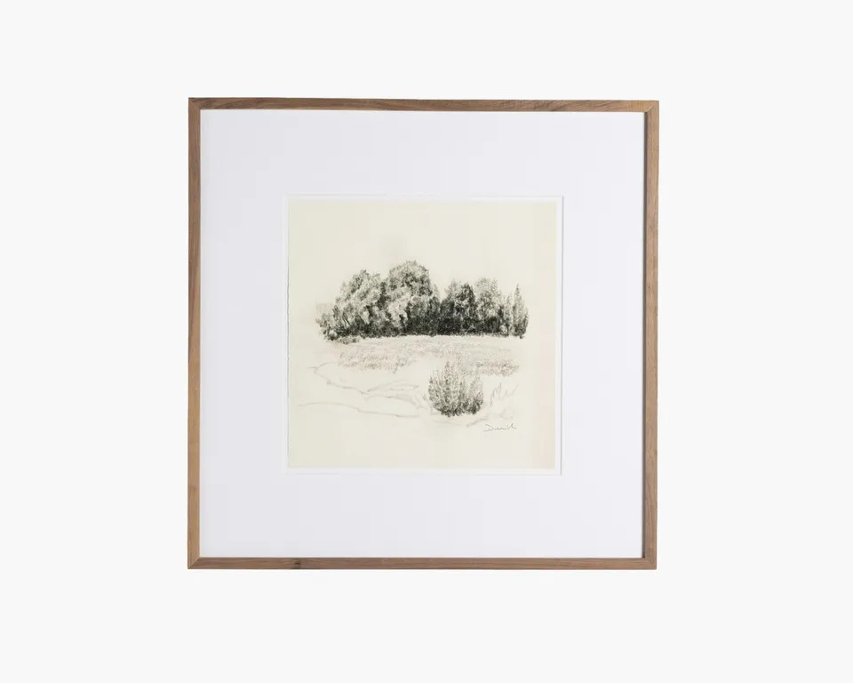 Land Sketch 1 by Dan Hobday Wall Art