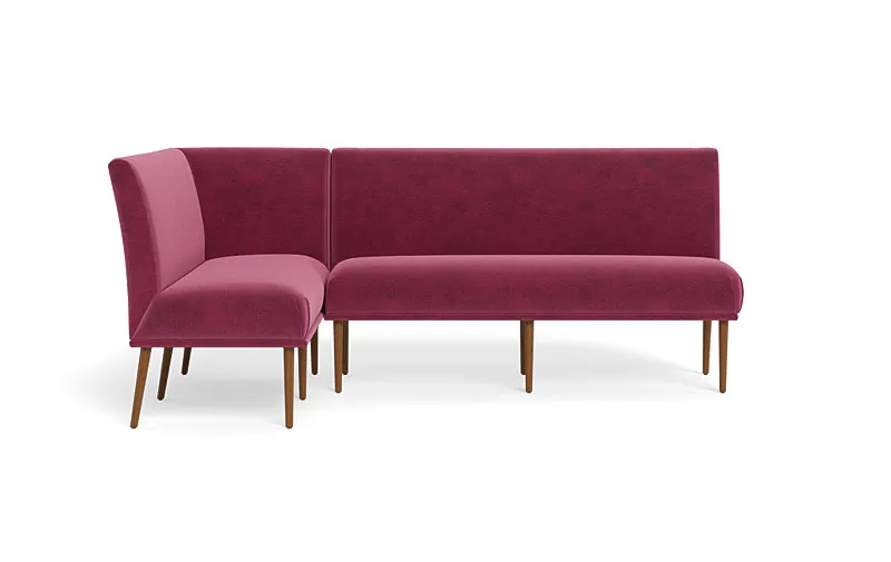 Dorian Upholstered Left Banquette with Tufting Option