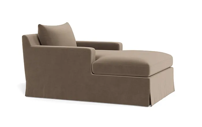 Sloan Slipcovered Chaise Lounge