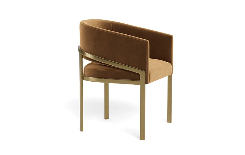 Mina Metal Framed Upholstered Chair
