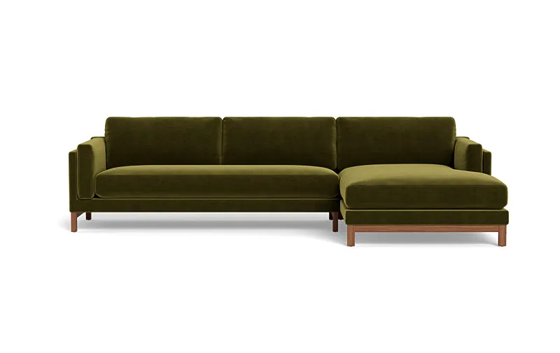 133" Gaby 3-Seat  Chaise Sectional
