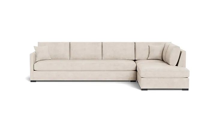 Scarlett 4-Seat  Bumper Sectional and Double down blend
