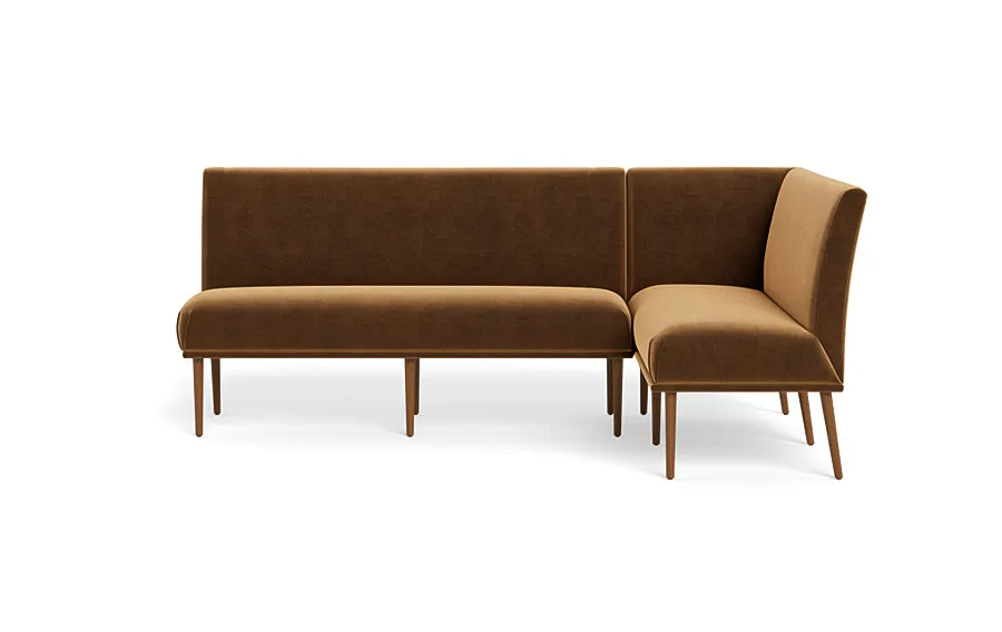 Dorian Upholstered Right Banquette with Tufting Option