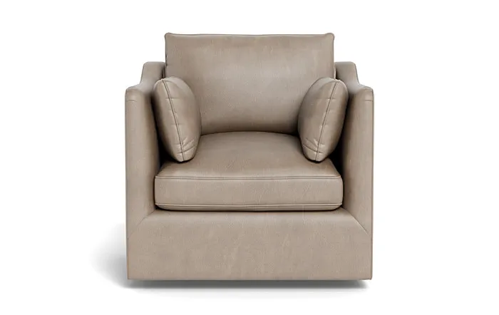Caitlin Leather Swivel Chair by The EverygirlÃ?Â®