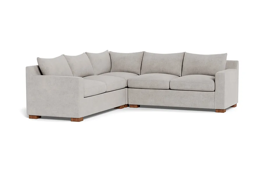 Sloan Corner 4-Seat Sectional Sofa with Left Sleeper 