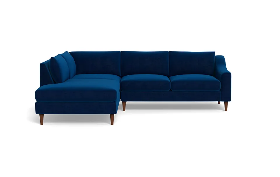 Saylor Slope Arm 3-Seat  Bumper Sectional -left