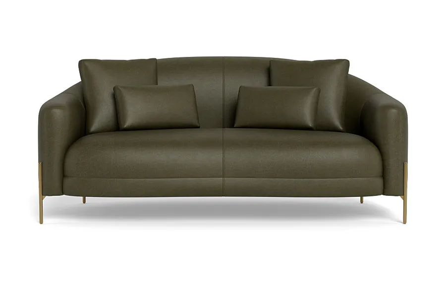 Fiona Leather 2-Seat Sofa