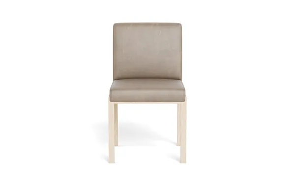 Callen Leather Wood Framed Upholstered Chair
