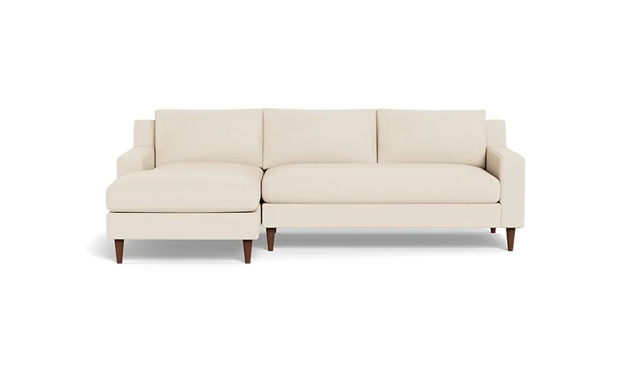 Saylor  Chaise Sectional - Bench Seat Double Down Blend