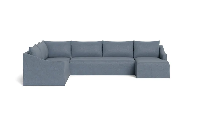 Dixon 4-Piece Corner Sectional Sofa with Right Chaise