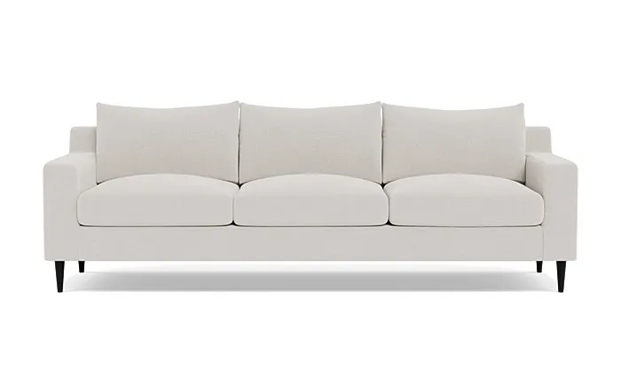 Sloan 3-Seat Sofa / Alabaster Performance Classic Chenille