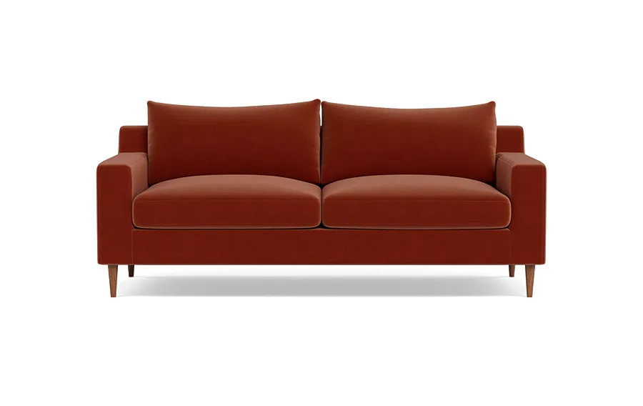 Sloan Fabric 2-Seat Sofa, 2 cushions, Down alternative fill