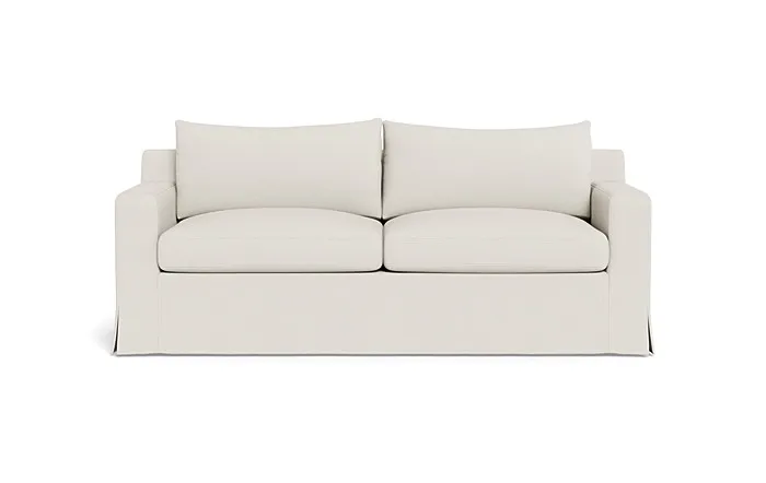 Sloan Slipcovered 2-Seat Sofa / Sea Salt Performance Linen