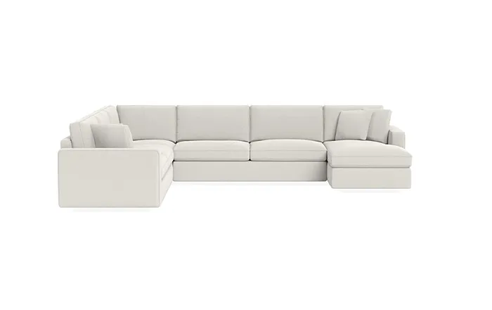 James 4-Piece 5-Seat Corner Chaise Sectional Right