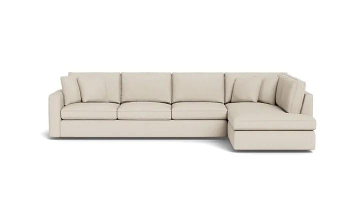 James 4-Seat Right Bumper Sectional