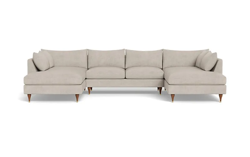 Sloan 3-Piece U-Bumper Sectional