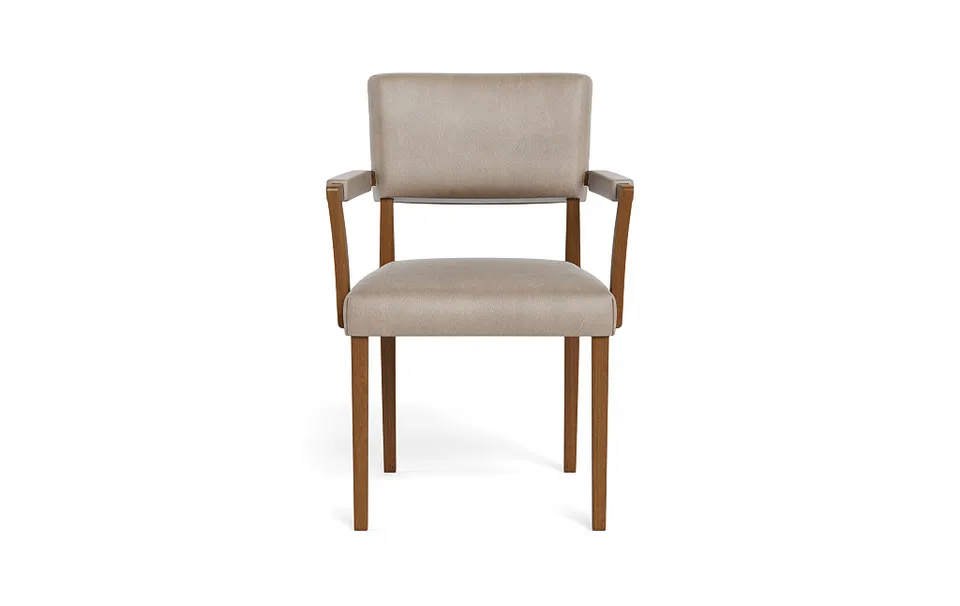 Monte Leather Upholstered Head of Table Chair