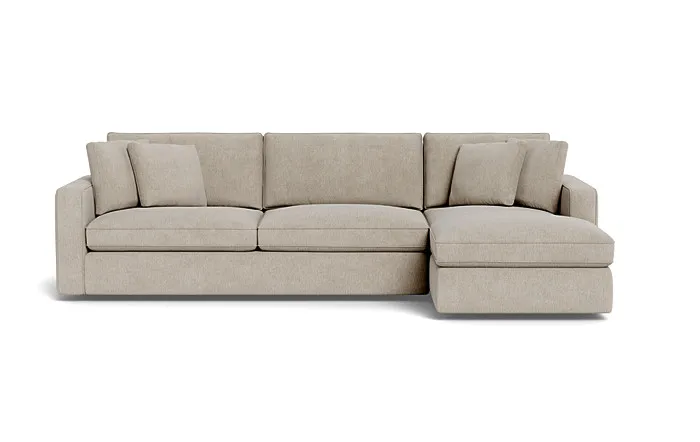 James 3-Seat Right Chaise Sectional