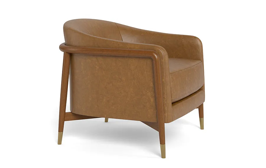 Blake Leather Accent Chair