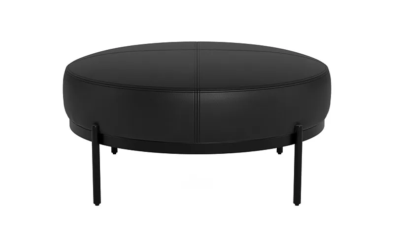 Kyle Round Coffee Table Ottoman