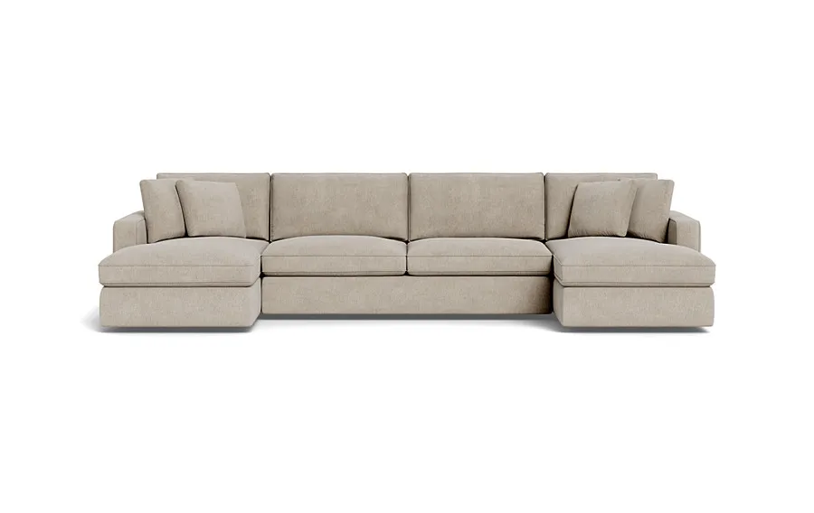 James 3-Piece 4-Seat U Chaise Sectional