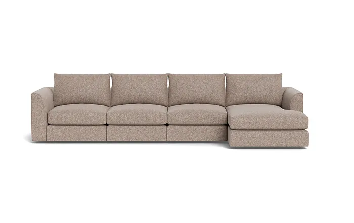 Beckham Modular 4-Seat Right Chaise Sectional