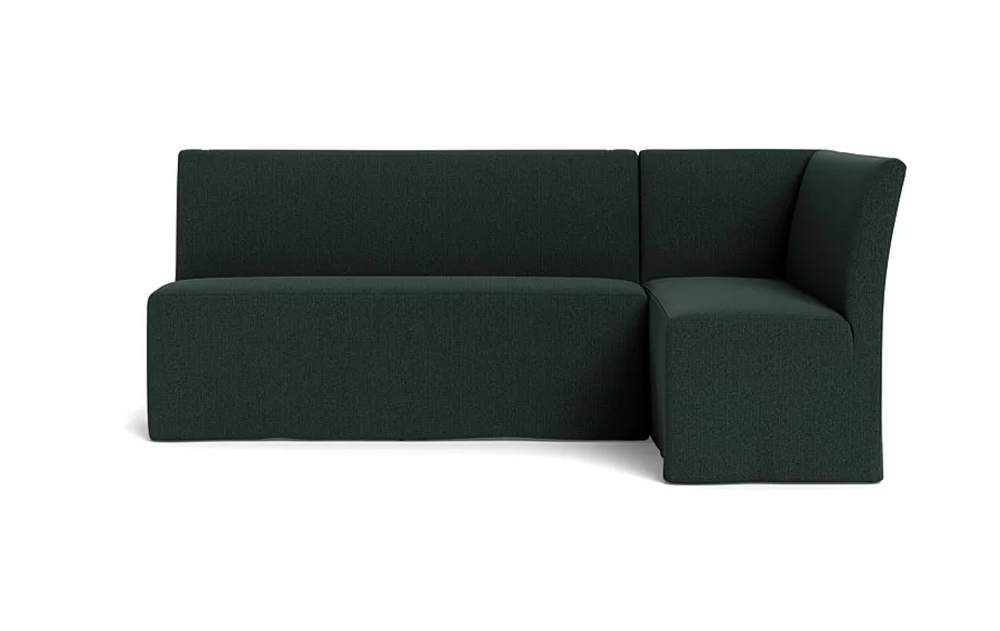 Dorian Slipcovered Right Banquette