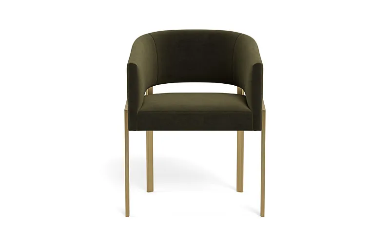 Mina Metal Framed Upholstered Chair