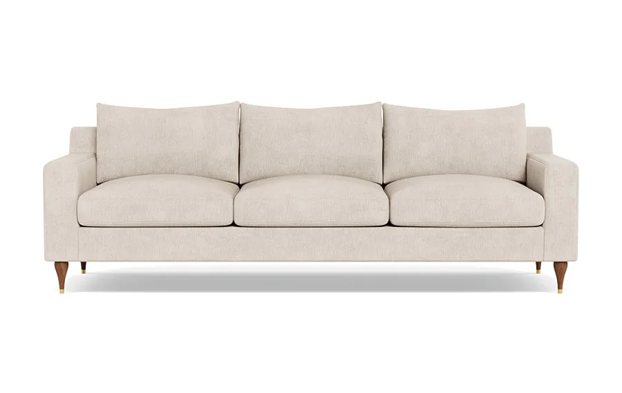 Sloan 3-Seat Sofa / Limestone Performance Antimicrobial Chenille