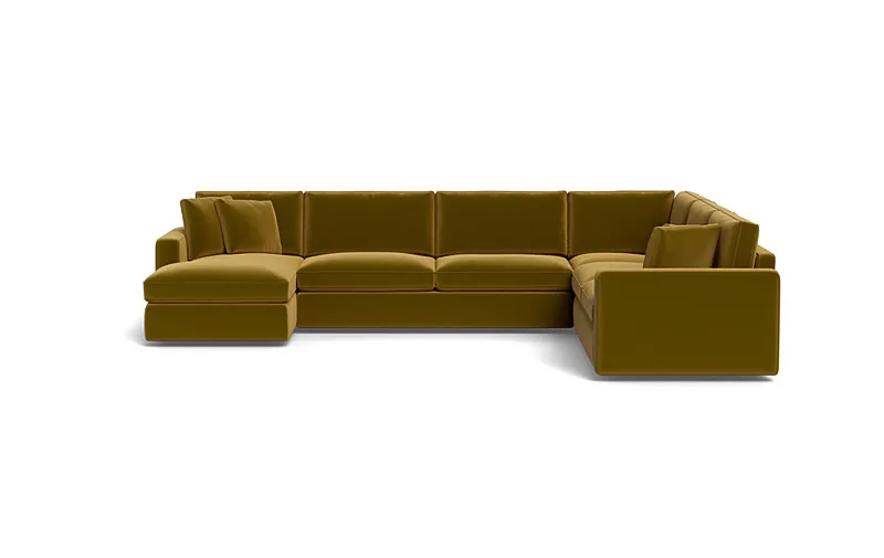 James 4-Piece 5-Seat Corner Chaise Sectional Left