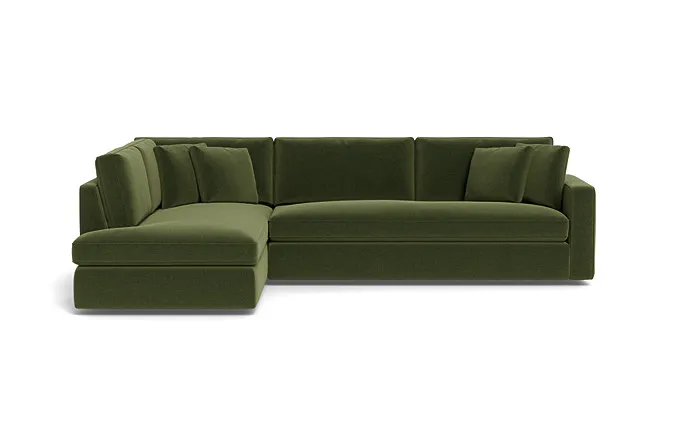 James 3-Seat Left Bumper Sectional