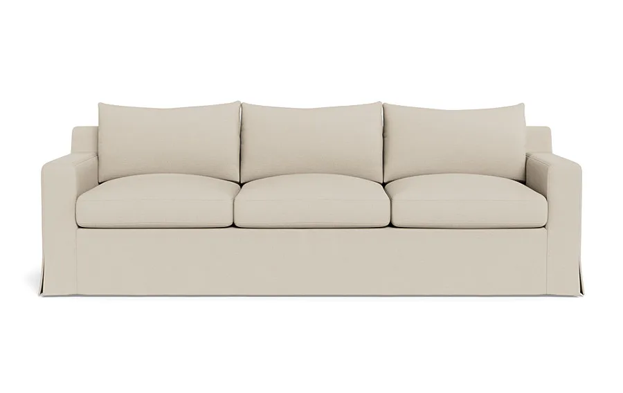 Sloan Slipcovered 3-Seat Sofa, Down alternative fill