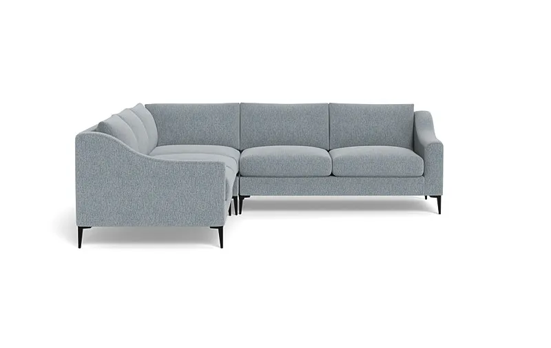 Saylor Slope Arm Corner 4-Seat Sectional Sofa