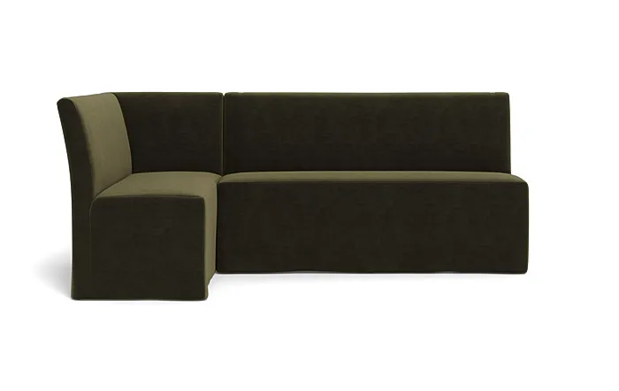 Dorian Slipcovered Left Banquette