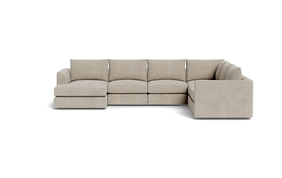 Beckham Modular 5-Seat Corner Left Chaise Sectional