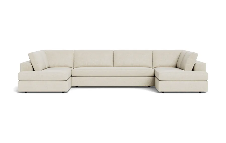 Lee 3-Piece U-Shaped Bumper Sectional