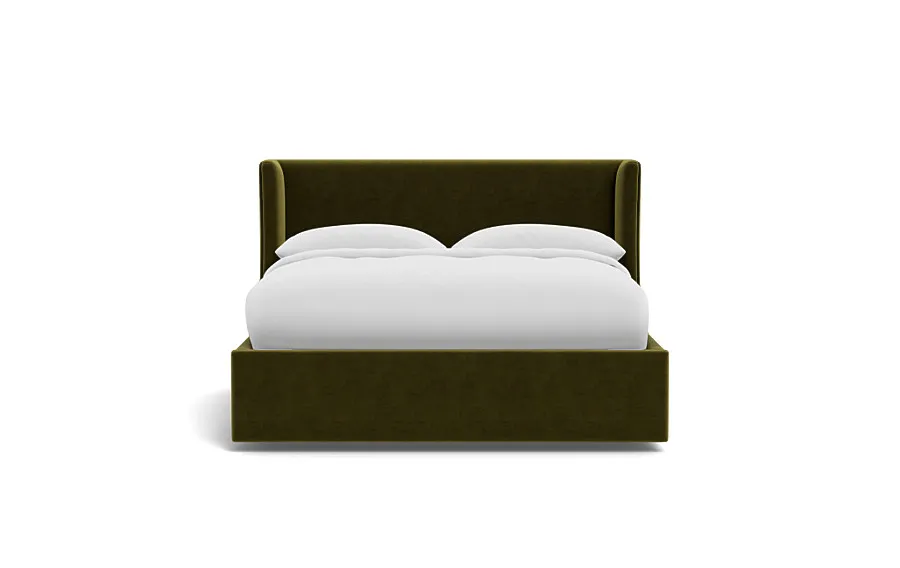 Graham Upholstered Bed with Contrast Piping and Storage Option