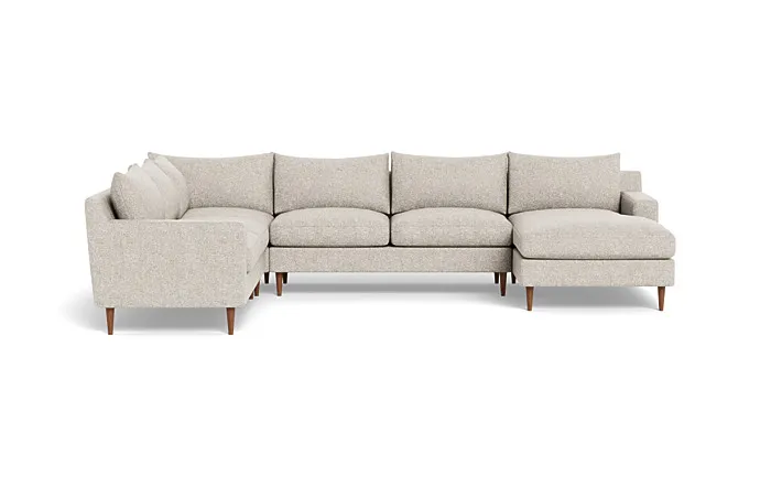 Sloan 4-Piece Corner Sectional Sofa with  Chaise