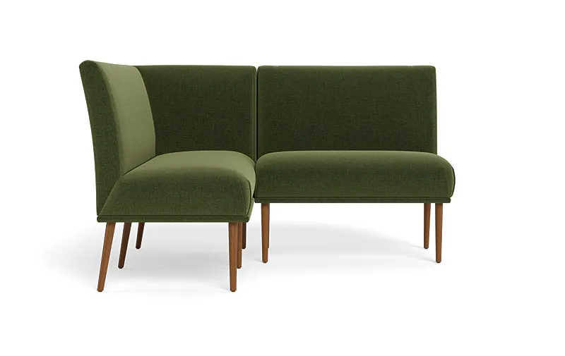 Dorian Upholstered Petite Left Banquette
