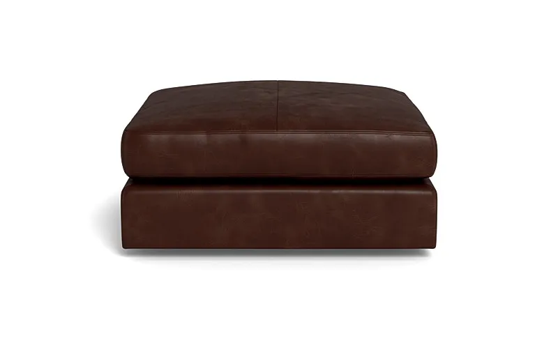 Beckham Leather Modular Square Ottoman
