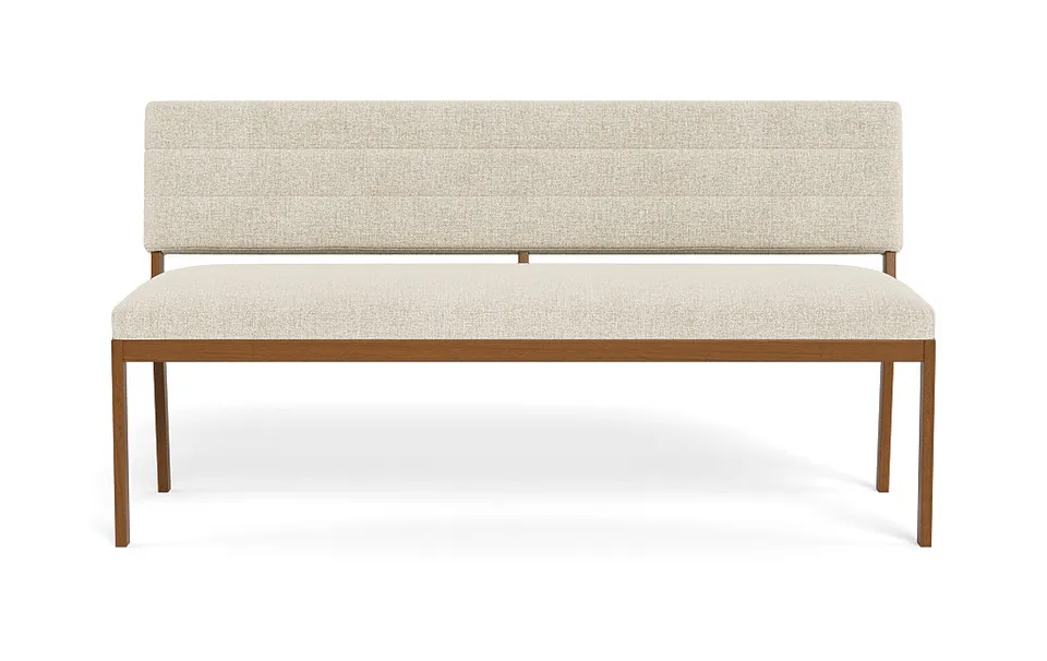 Nora Wood Framed Upholstered Bench