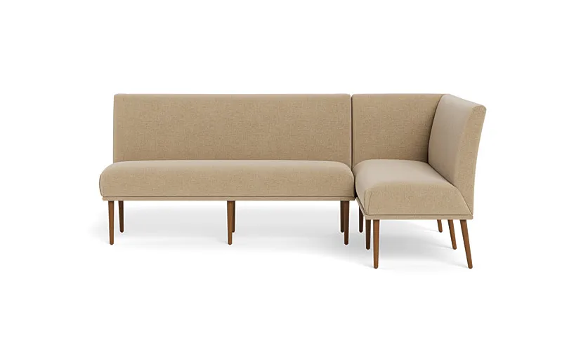 Dorian Upholstered Right Banquette with Tufting Option