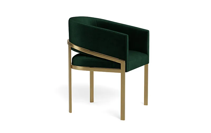 Mina Metal Framed Upholstered Chair