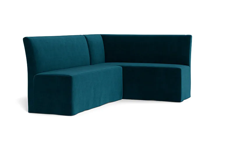 Dorian Slipcovered Right Banquette